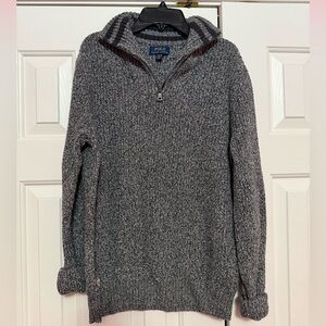 Vintage P olo Ralph Lauren Men’s Quarter Zip Pullover Sweater
